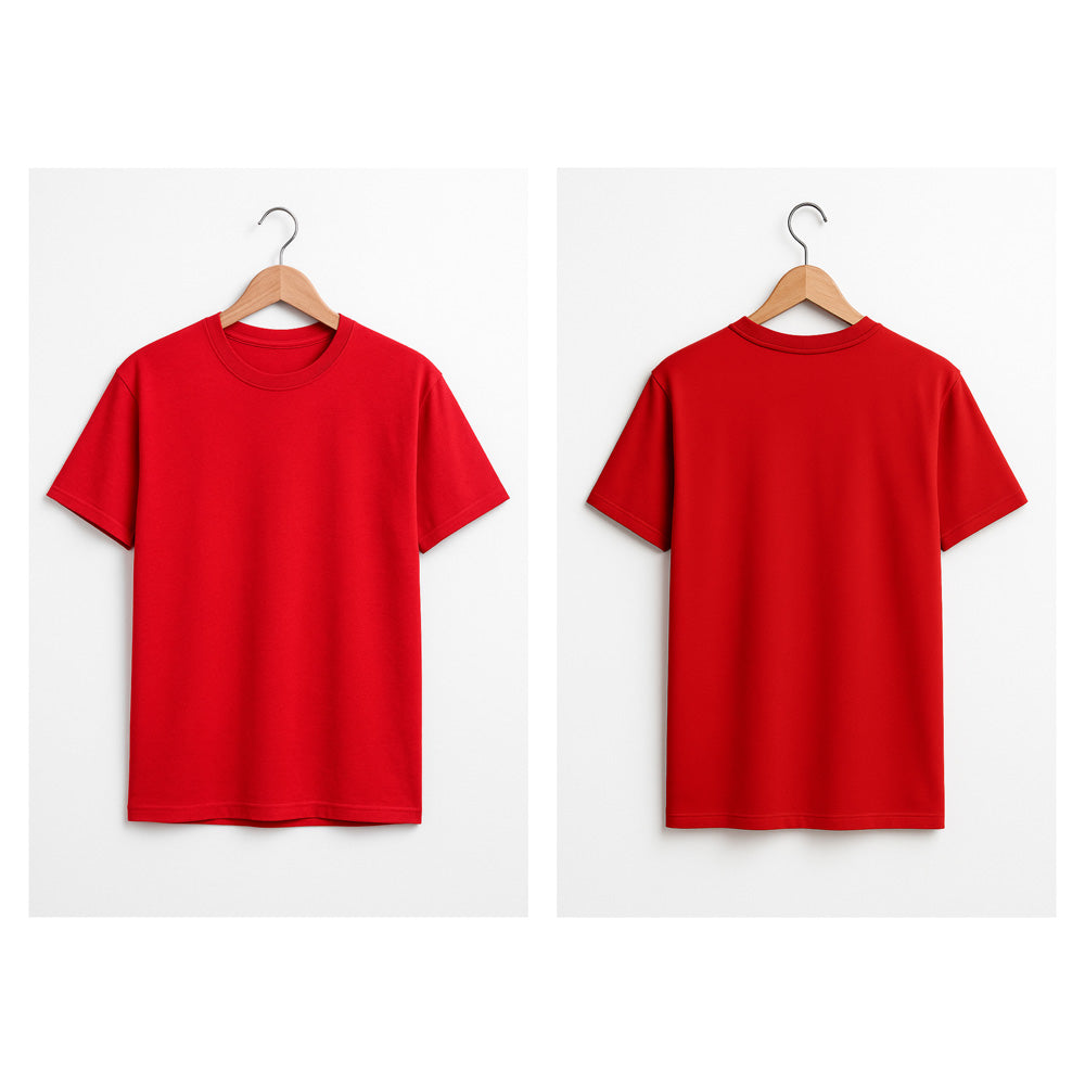 Penye Bisiklet Yaka T-shirt