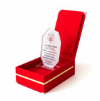 Kristal Plaket Lale Şeffaf